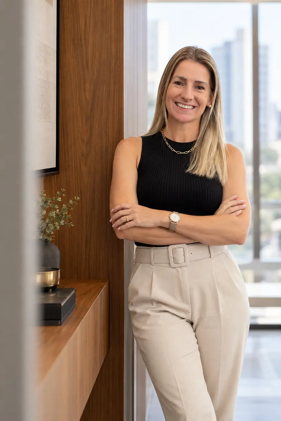 Juliana Smaniotto, consultora imobiliária em Cascavel